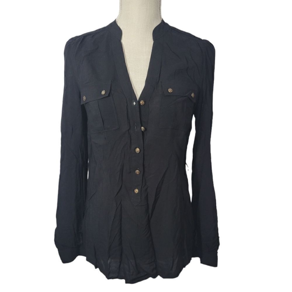 Odille black blouse - Picture 2 of 13
